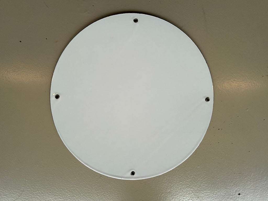 12" Porcelain Alfa Romeo Sign — Single Sided