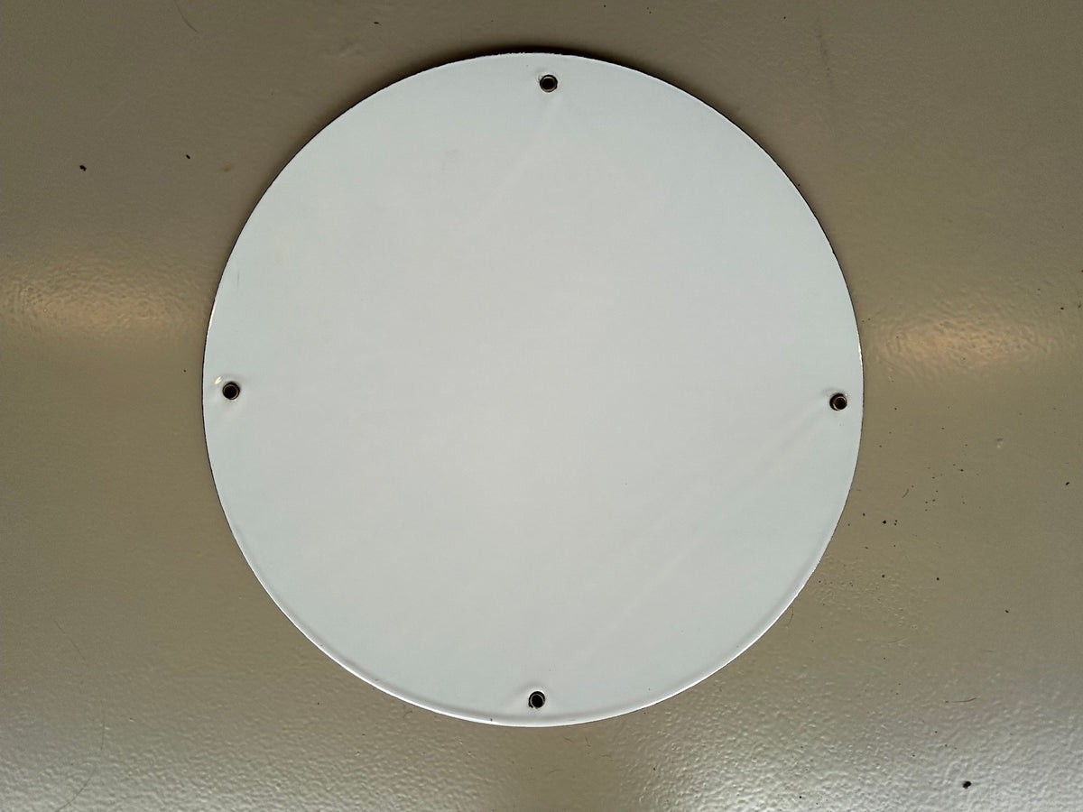 12" Porcelain Alfa Romeo Sign — Single Sided