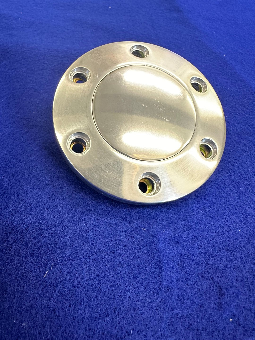 14" Wood and Chrome Classic Steering Wheel