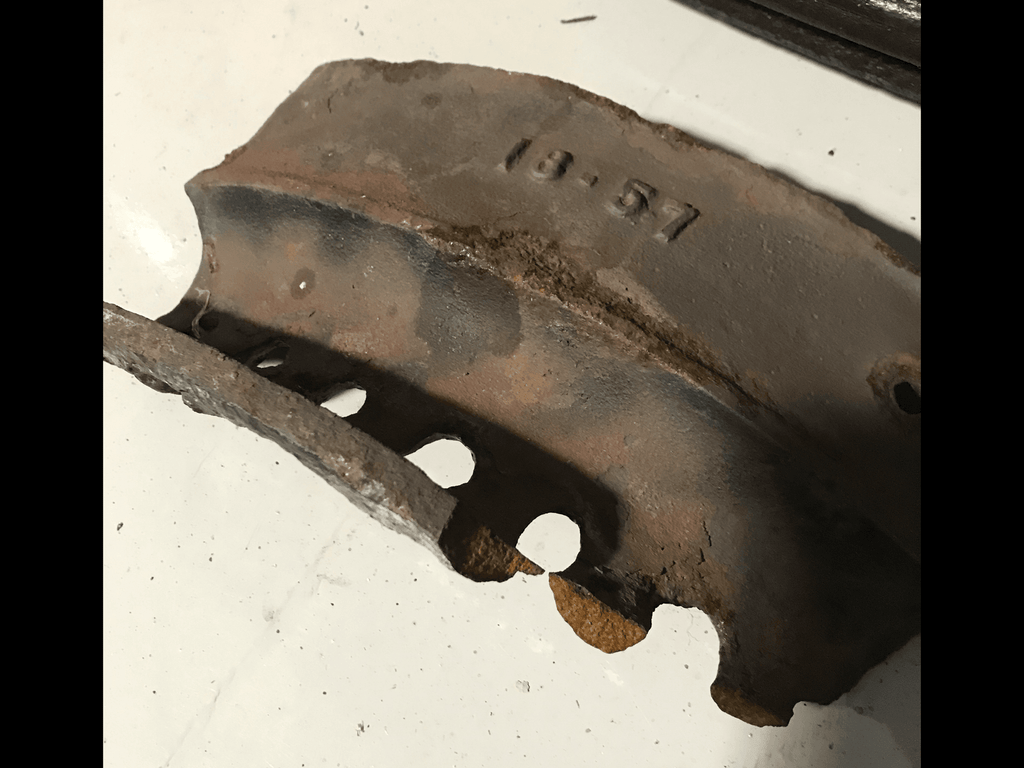 Antique 1857 Cast Iron Coal Heater Stove