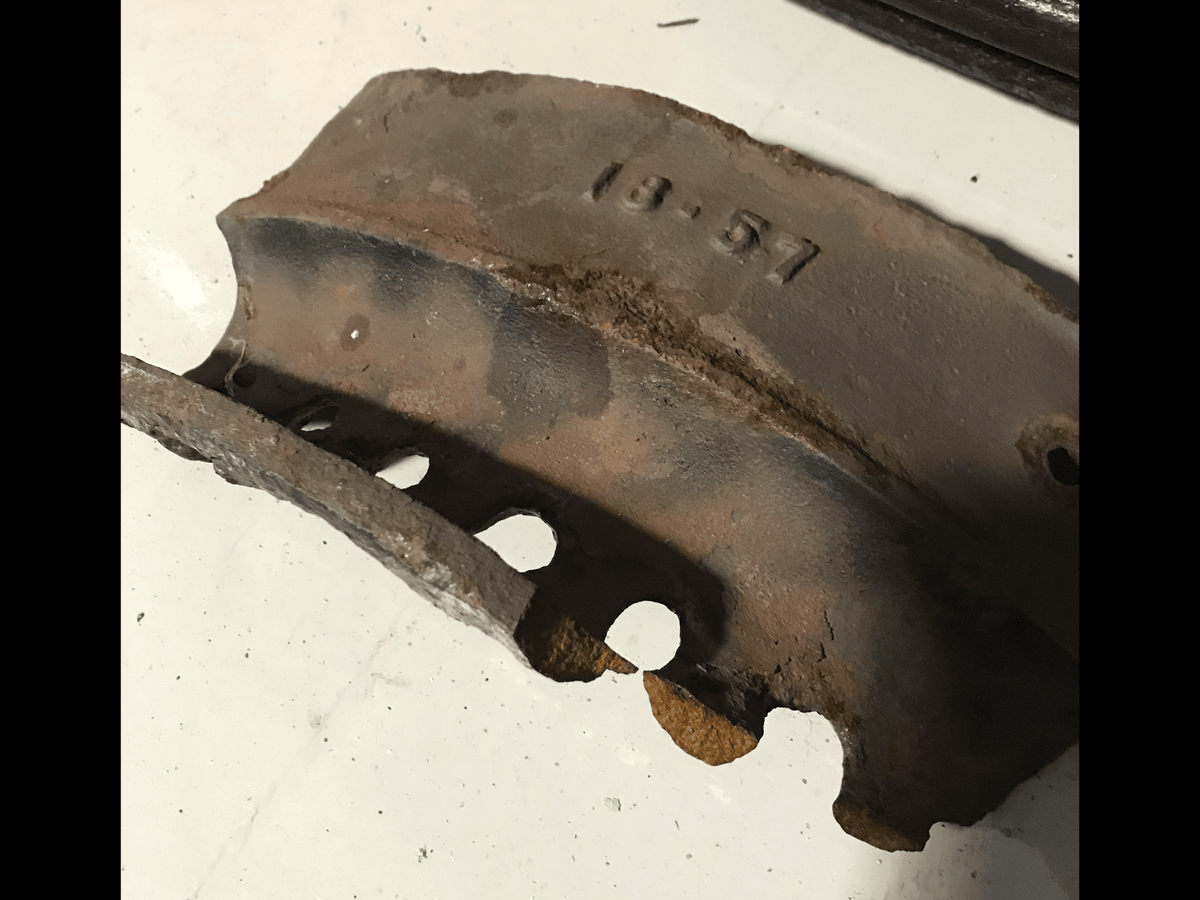 Antique 1857 Cast Iron Coal Heater Stove