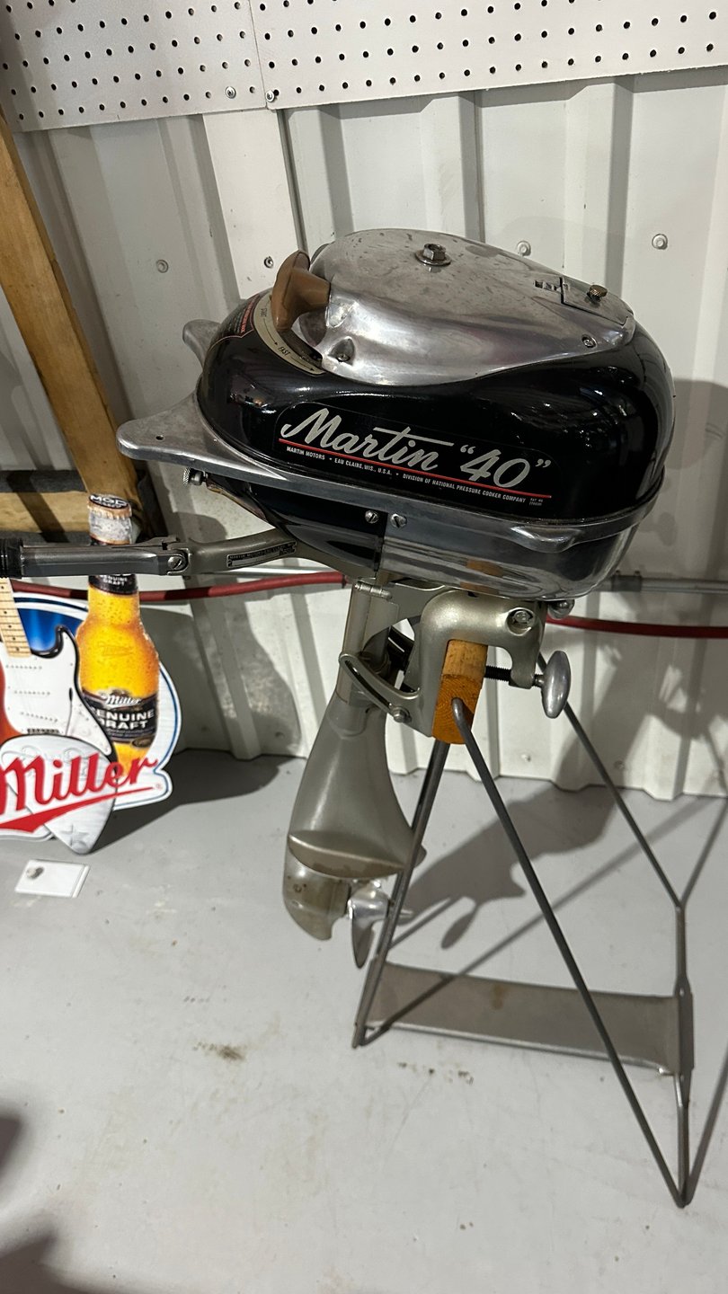 1948 Martin "40" outboard motor 4.5 hp