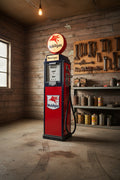 1935-36 Bennett Model 76  Mobil Gas Pump