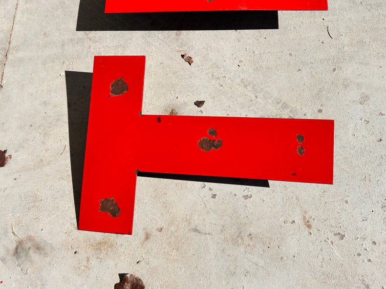 21 inch Porcelain Texaco Letters