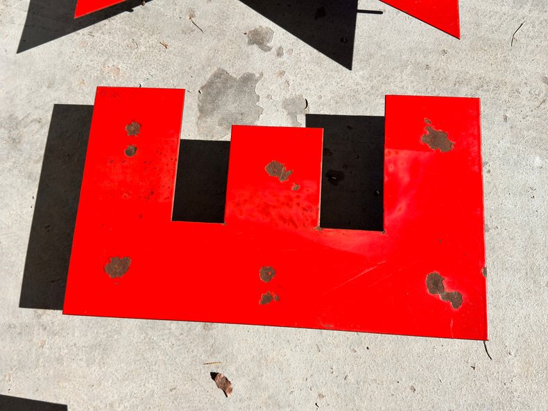 21 inch Porcelain Texaco Letters