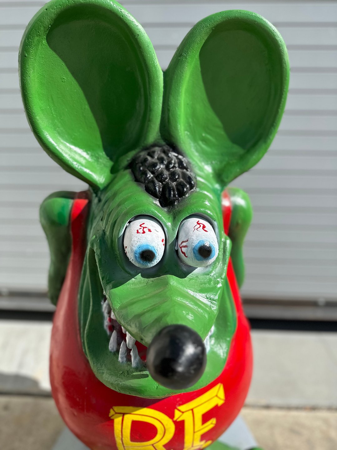 3 ft Tall Rat Fink Statue