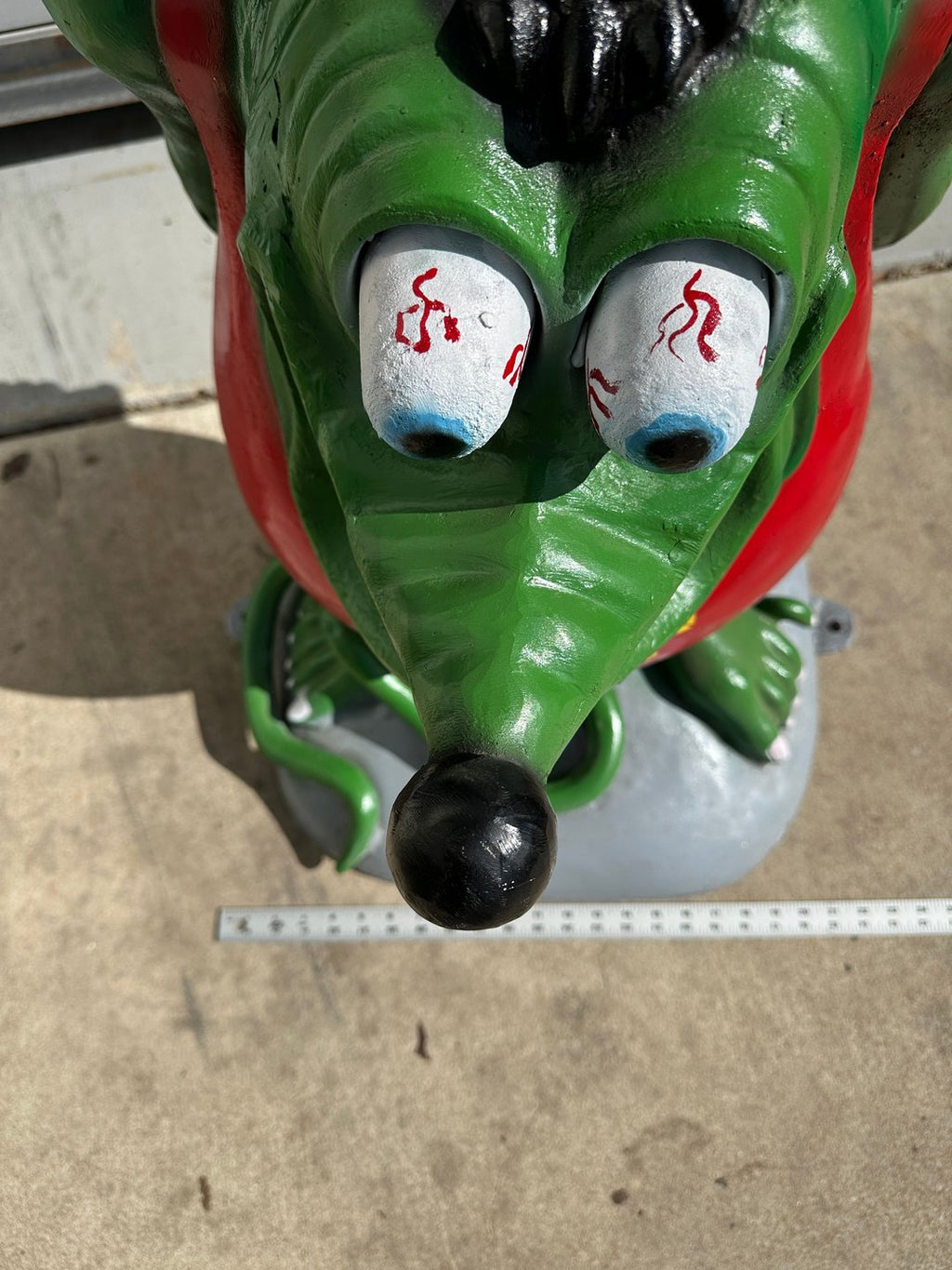 3 ft Tall Rat Fink Statue