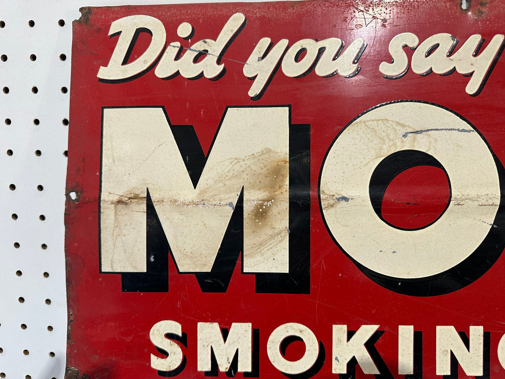 Original Model Smoking Tobacco Tin Sign