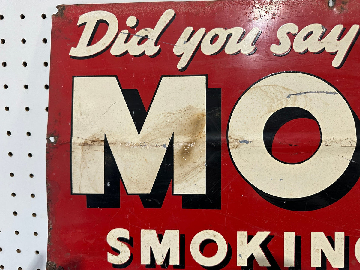 Original Model Smoking Tobacco Tin Sign