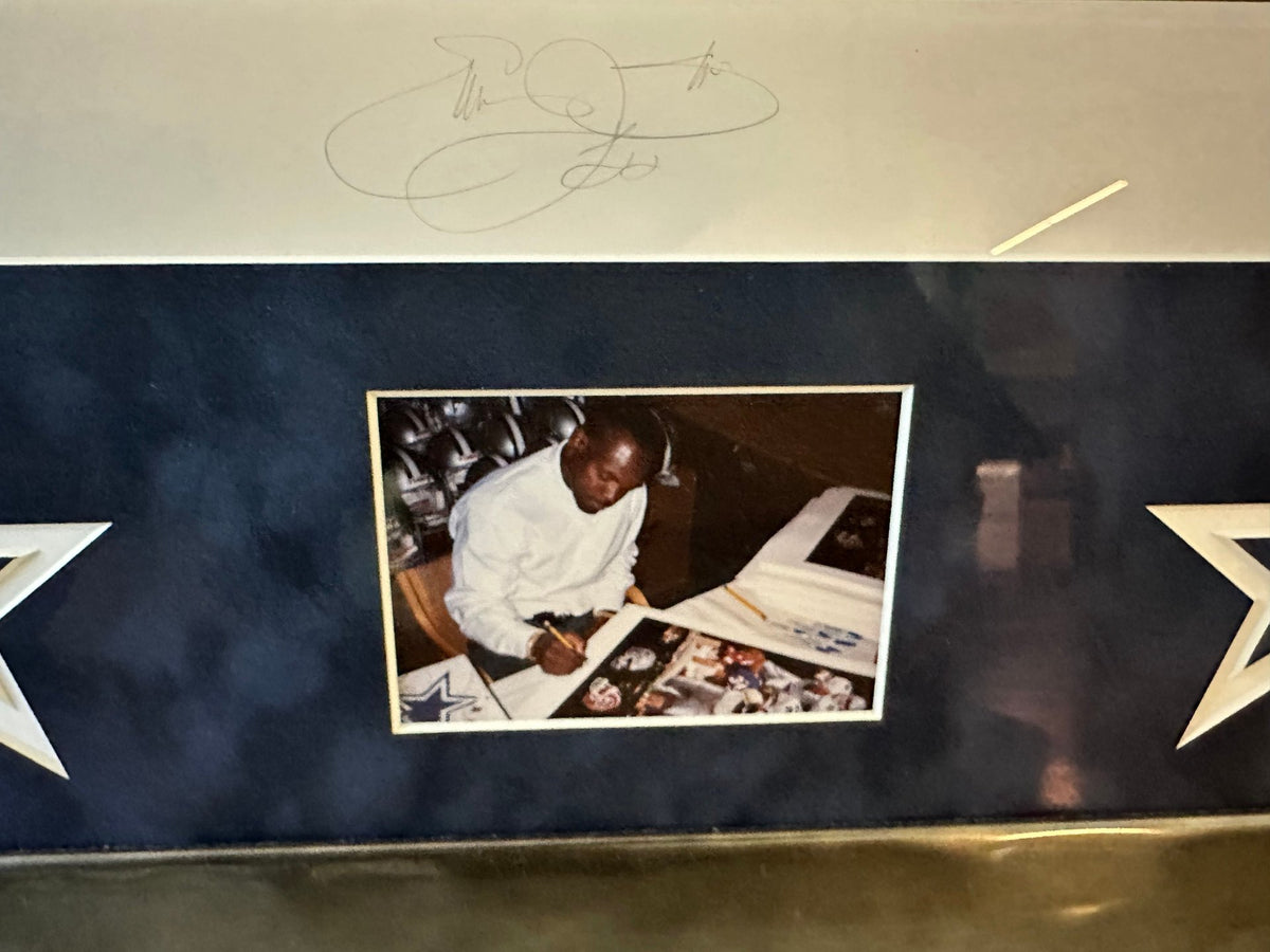 Super Bowl XXVIII Emmitt Smith Signed Limited Print With COA