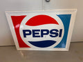 1982 Vintage Pepsi Tin Sign Large 47in x 35in