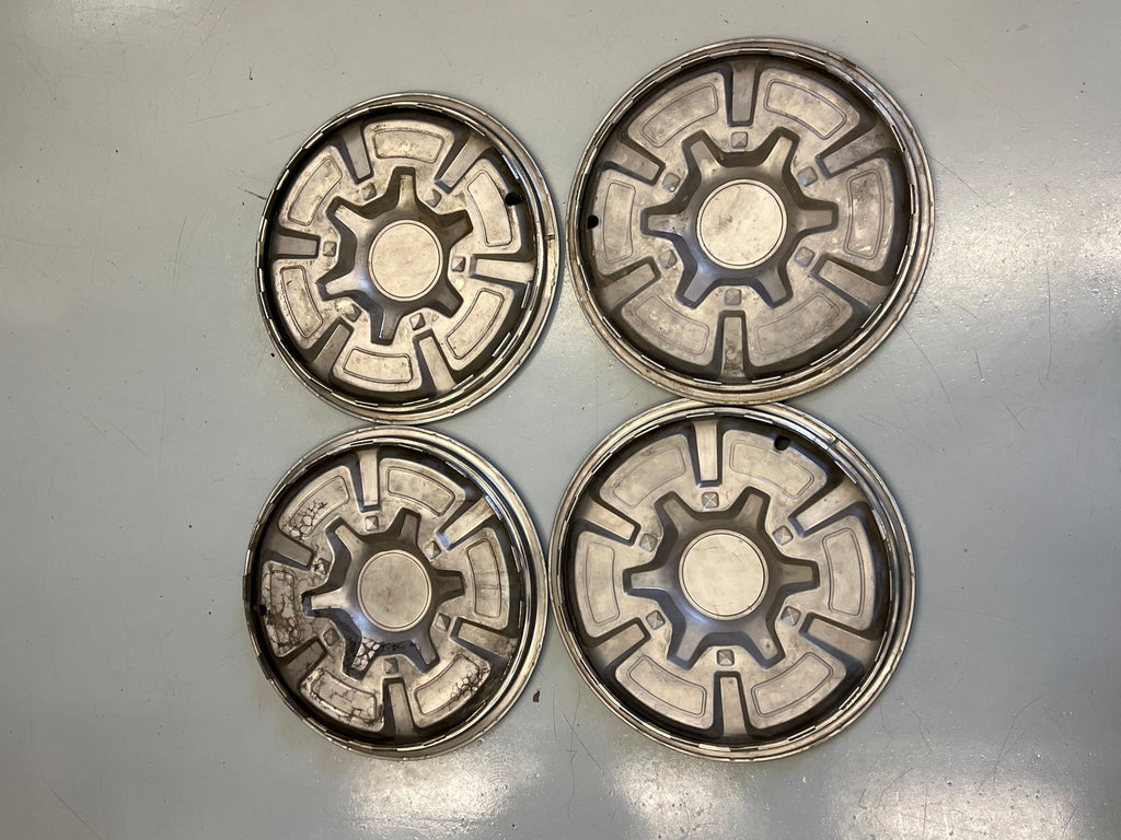 1970s–80s Chevrolet 15" Aluminum Hubcaps