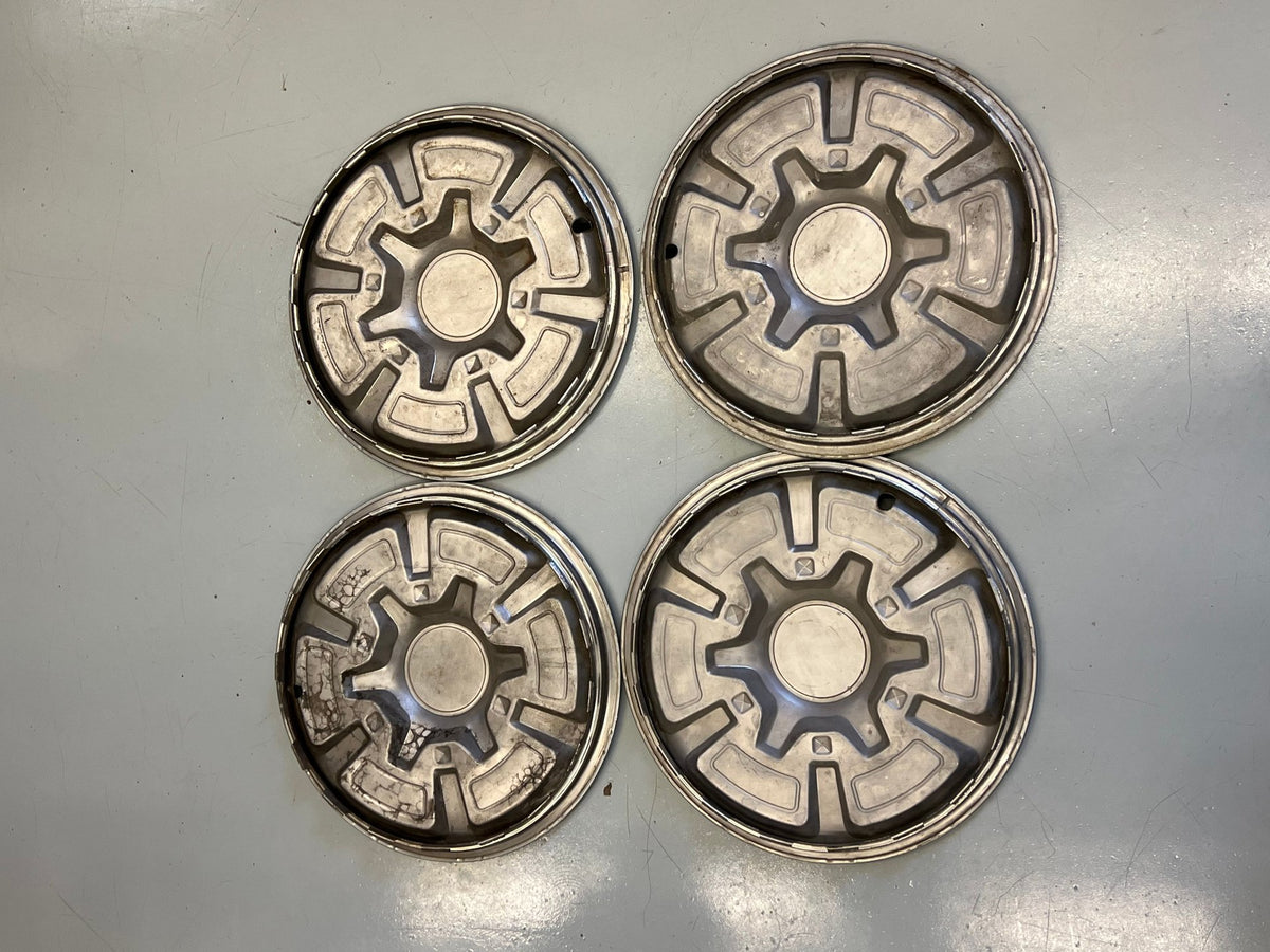 1970s–80s Chevrolet 15" Aluminum Hubcaps