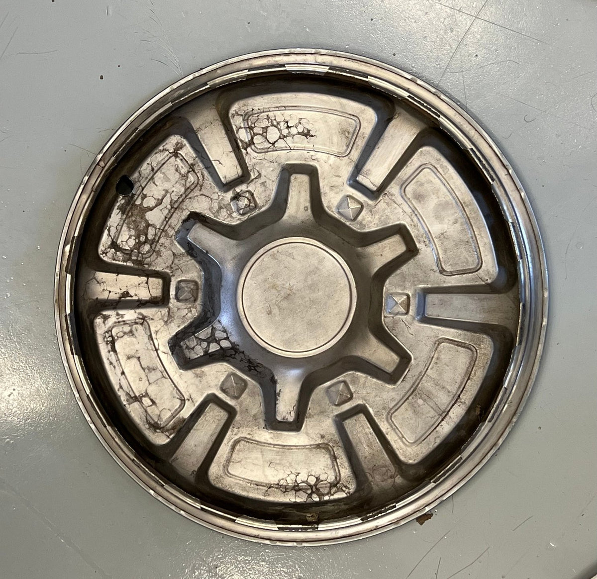 1970s–80s Chevrolet 15" Aluminum Hubcaps