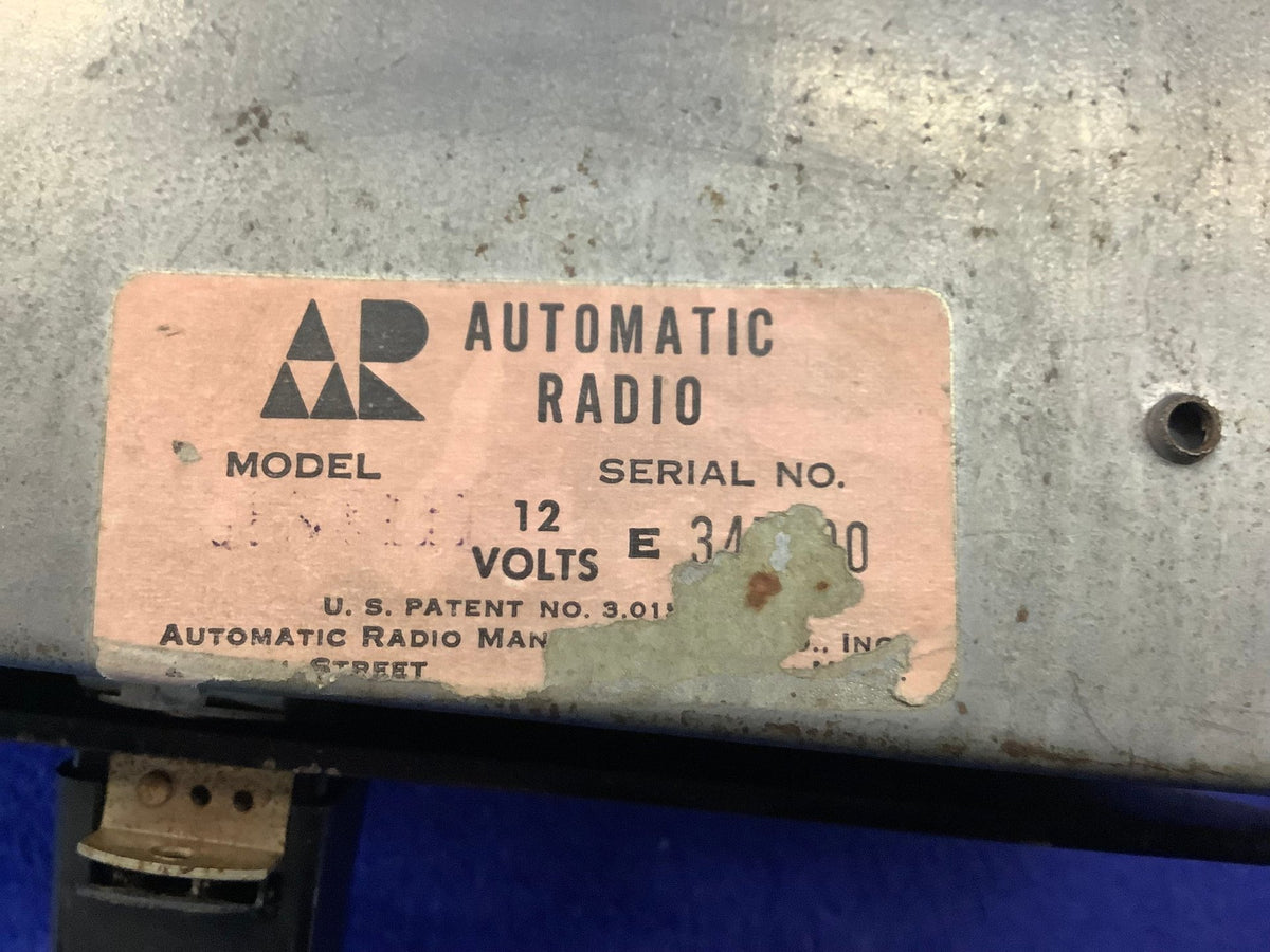 GES-8111-A Automatic Radio 8-Track Tape Player — Vintage 1970s In-Dash Unit