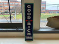 1930s B.F. Goodrich Tires Large Vertical Porcelain Sign
