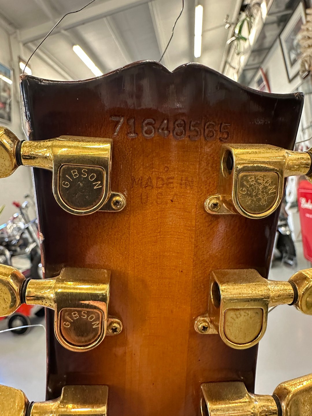 1978 Gibson Tobacco Burst Les Paul Custom Guitar