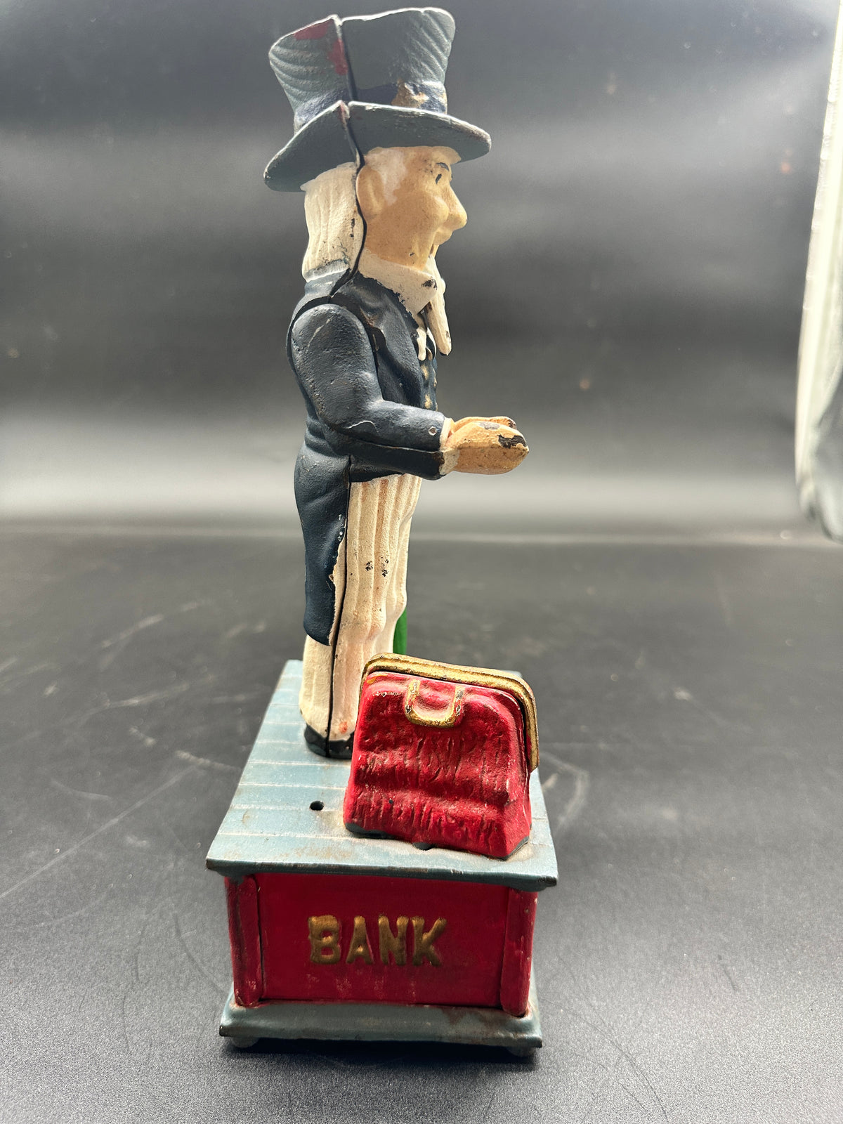 Uncle Sam Mechanical Bank – Book of Knowledge Series, c. 1950s