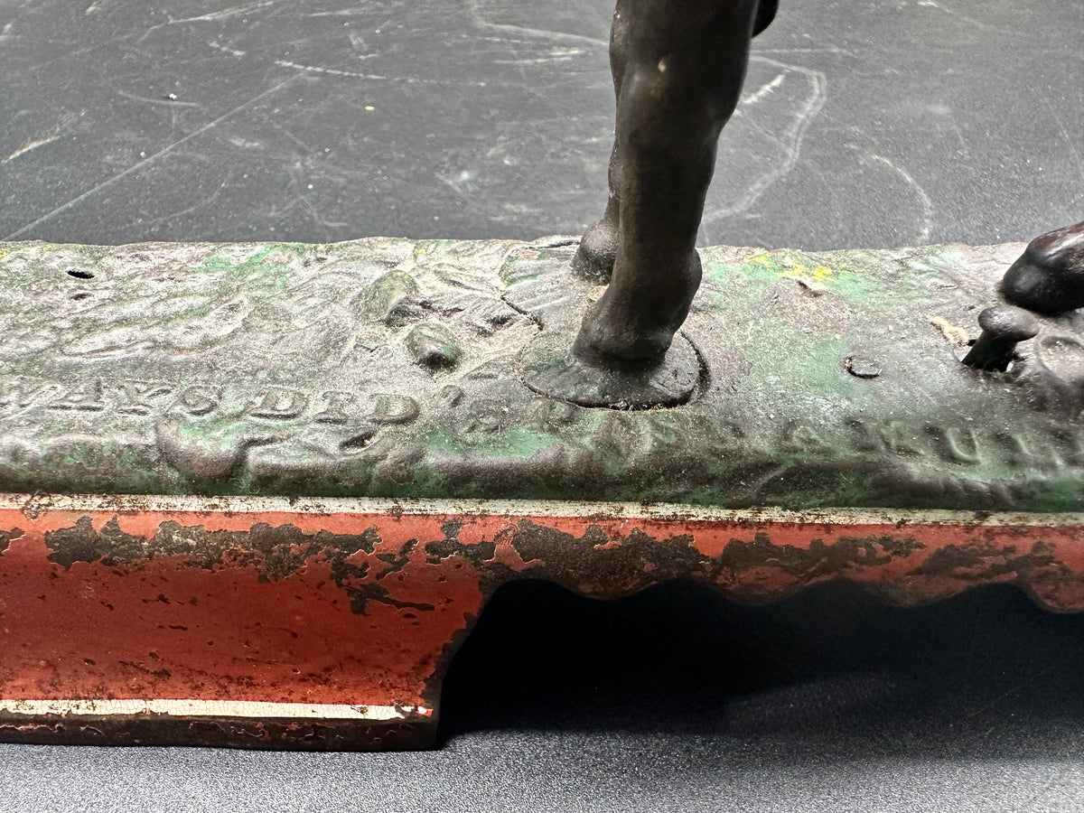 "I Always Did 'Spise a Mule" – Jockey Over Mechanical Bank by J & E Stevens, c. 1879