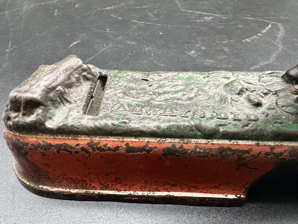 "I Always Did 'Spise a Mule" – Jockey Over Mechanical Bank by J & E Stevens, c. 1879