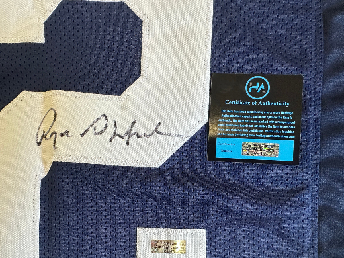 Roger Staubach Signed Dallas Cowboys Jersey — Heritage Authentication