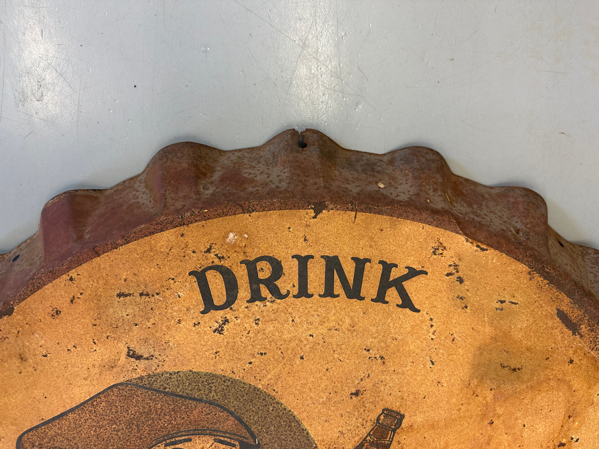Vintage Frostie Root Beer Bottle Cap Sign