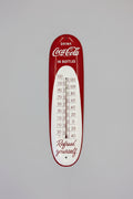 Coca-Cola Cigar Thermometer Porcelain Sign — 1949