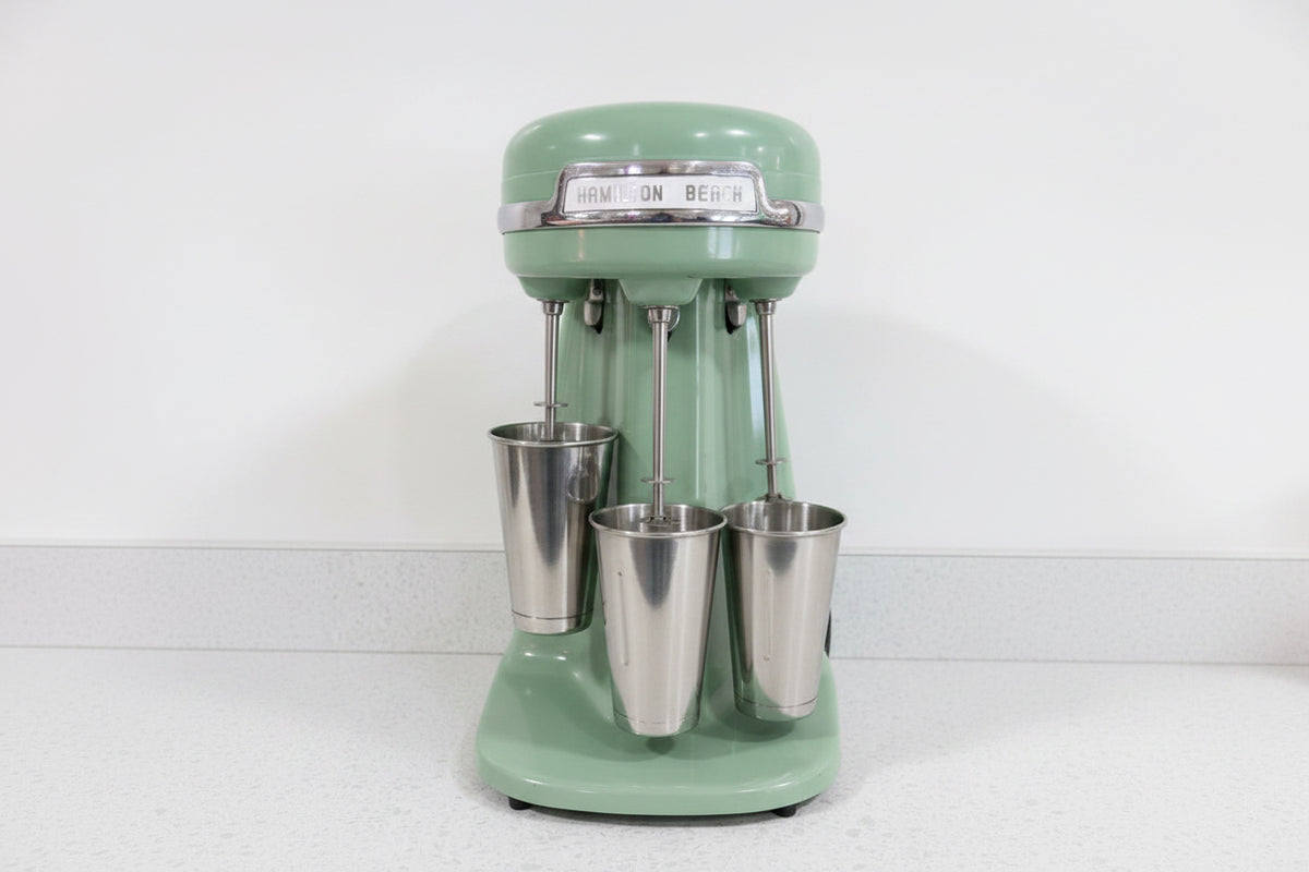 Hamilton Beach Model 40DM Triple-Spindle Commercial Milkshake Mixer — Jadeite Green