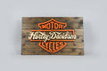 Harley Davidson Custom Wood Art