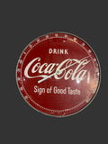 1957 12” Coca-Cola “Sign of Good Taste” Thermometer