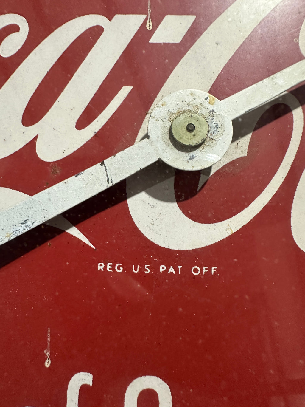 1957 12” Coca-Cola “Sign of Good Taste” Thermometer