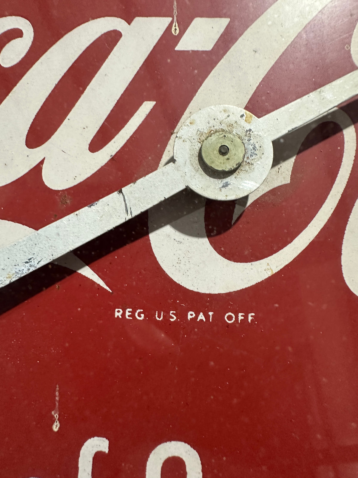1957 12” Coca-Cola “Sign of Good Taste” Thermometer