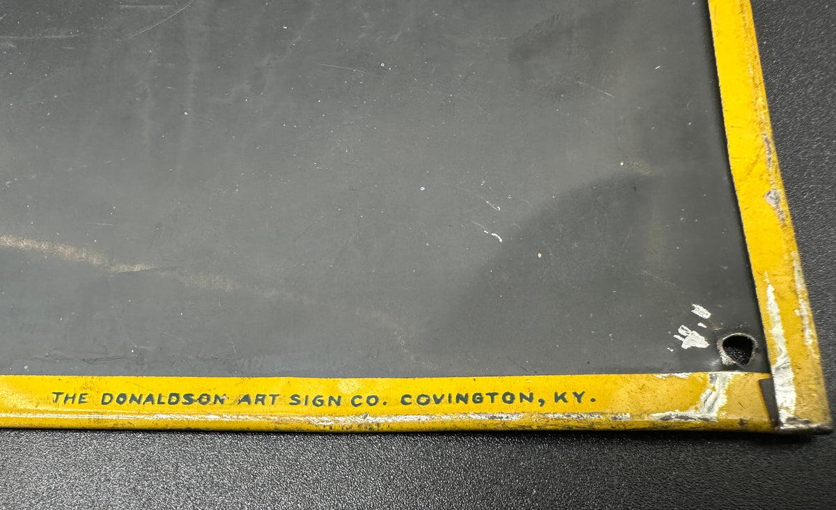 1940s–50s Tung-Sol Sealed Beam Lamp Sign — Original, Not a Reproduction