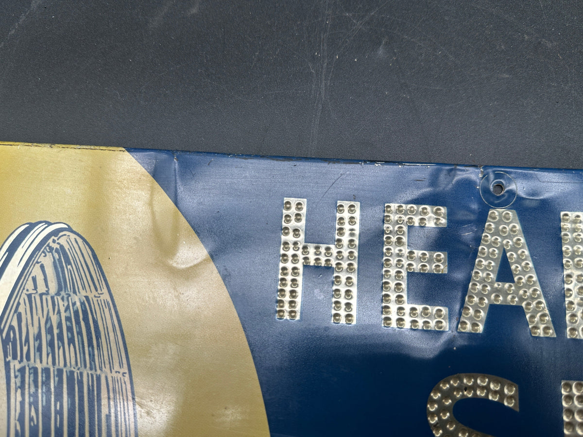 1940s–50s Tung-Sol Sealed Beam Lamp Sign — Original, Not a Reproduction