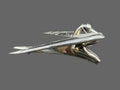 1952 Nash “Flying Lady” Hood Ornament – George Petty Design, OEM #3114126