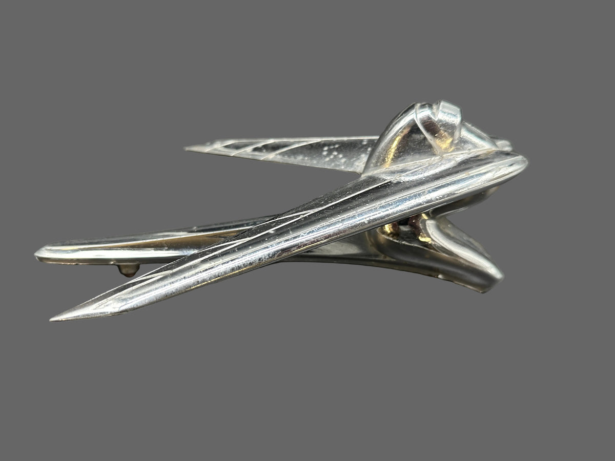 1952 Nash “Flying Lady” Hood Ornament – George Petty Design, OEM #3114126