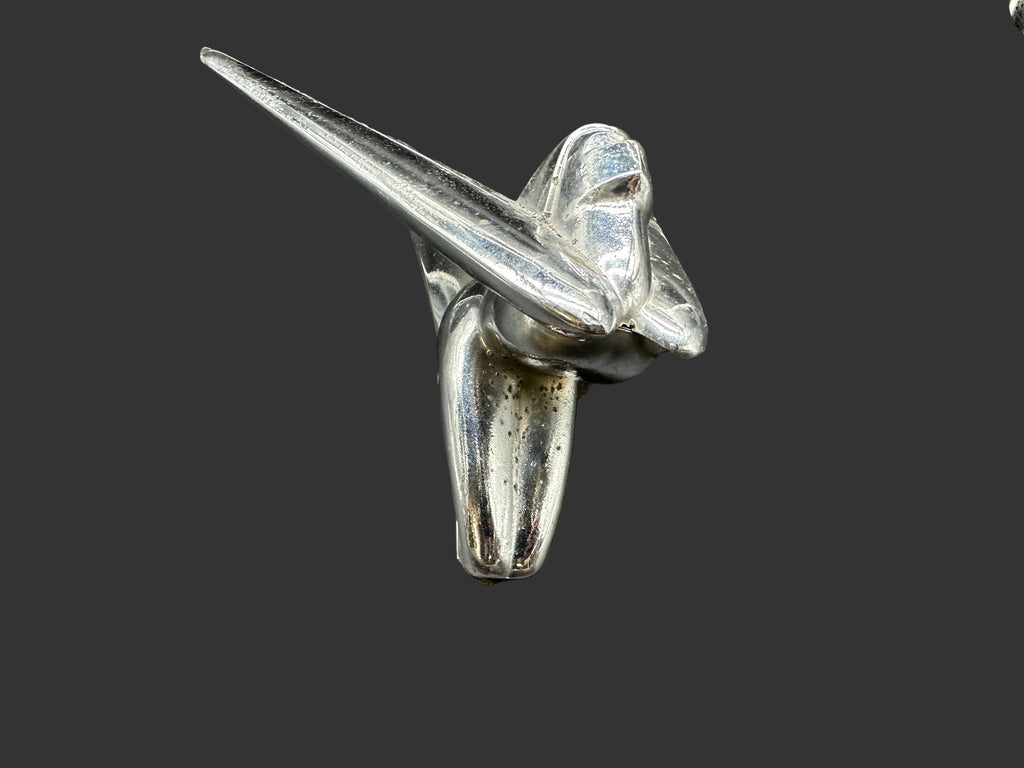 1952 Nash “Flying Lady” Hood Ornament – George Petty Design, OEM #3114126