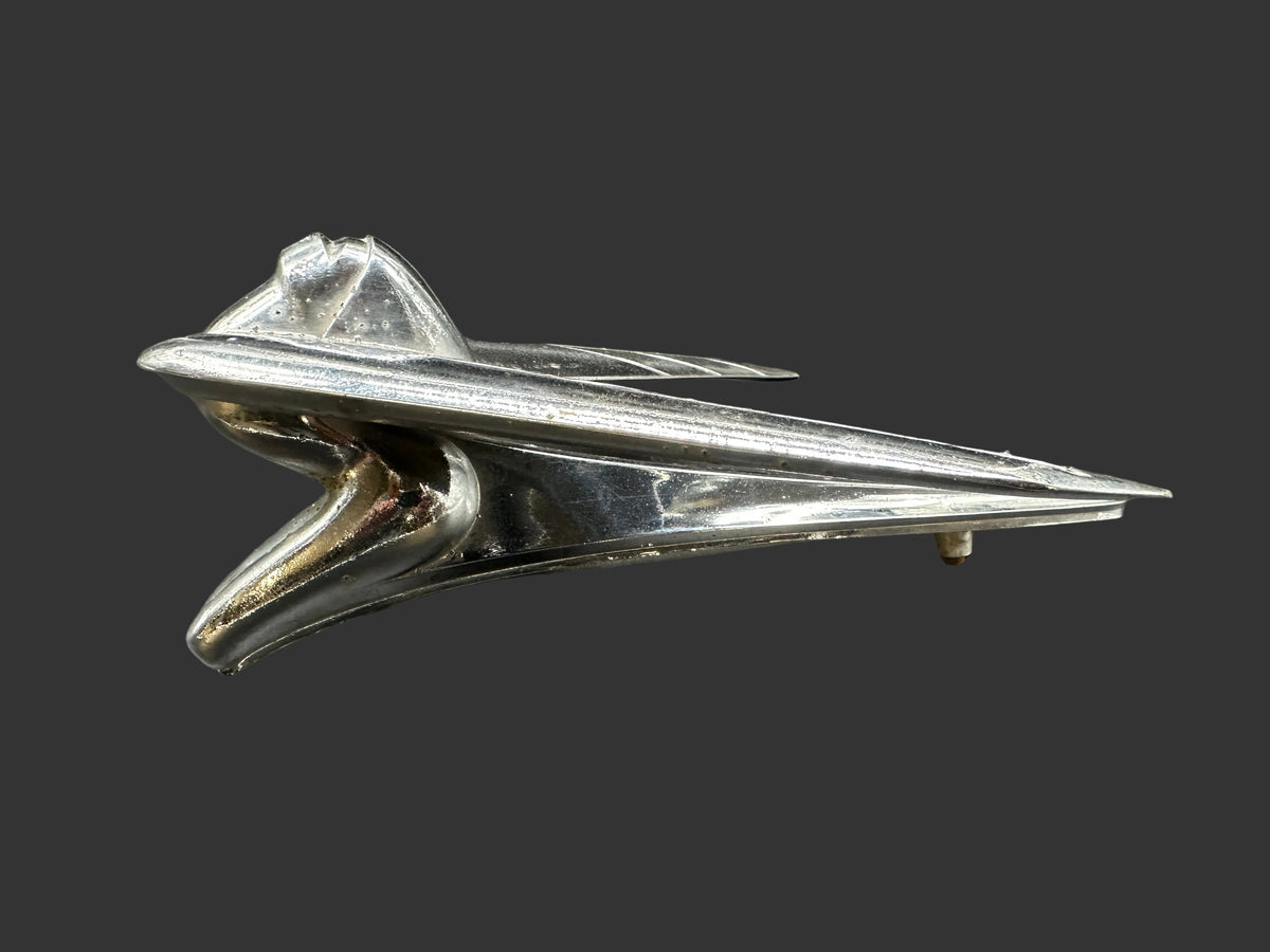 1952 Nash “Flying Lady” Hood Ornament – George Petty Design, OEM #3114126