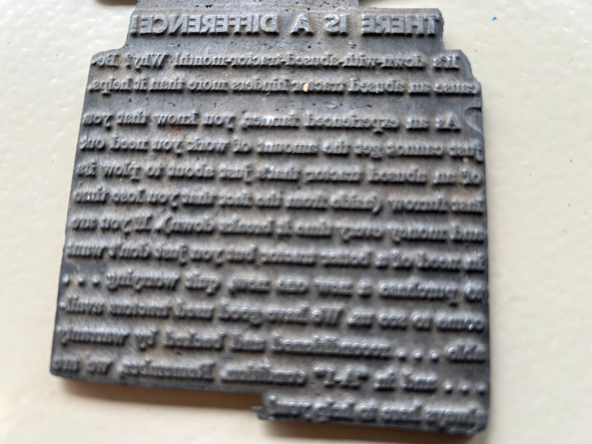 Antique Sherwin Williams Advertising Newspaper Print Plate
