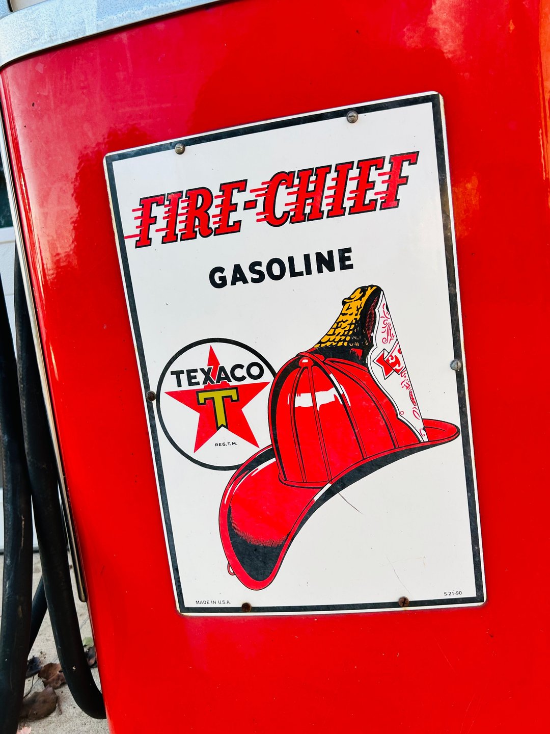 A.O. Smith Model 480 Texaco Fire Chief Gas Pump — Circa 1959