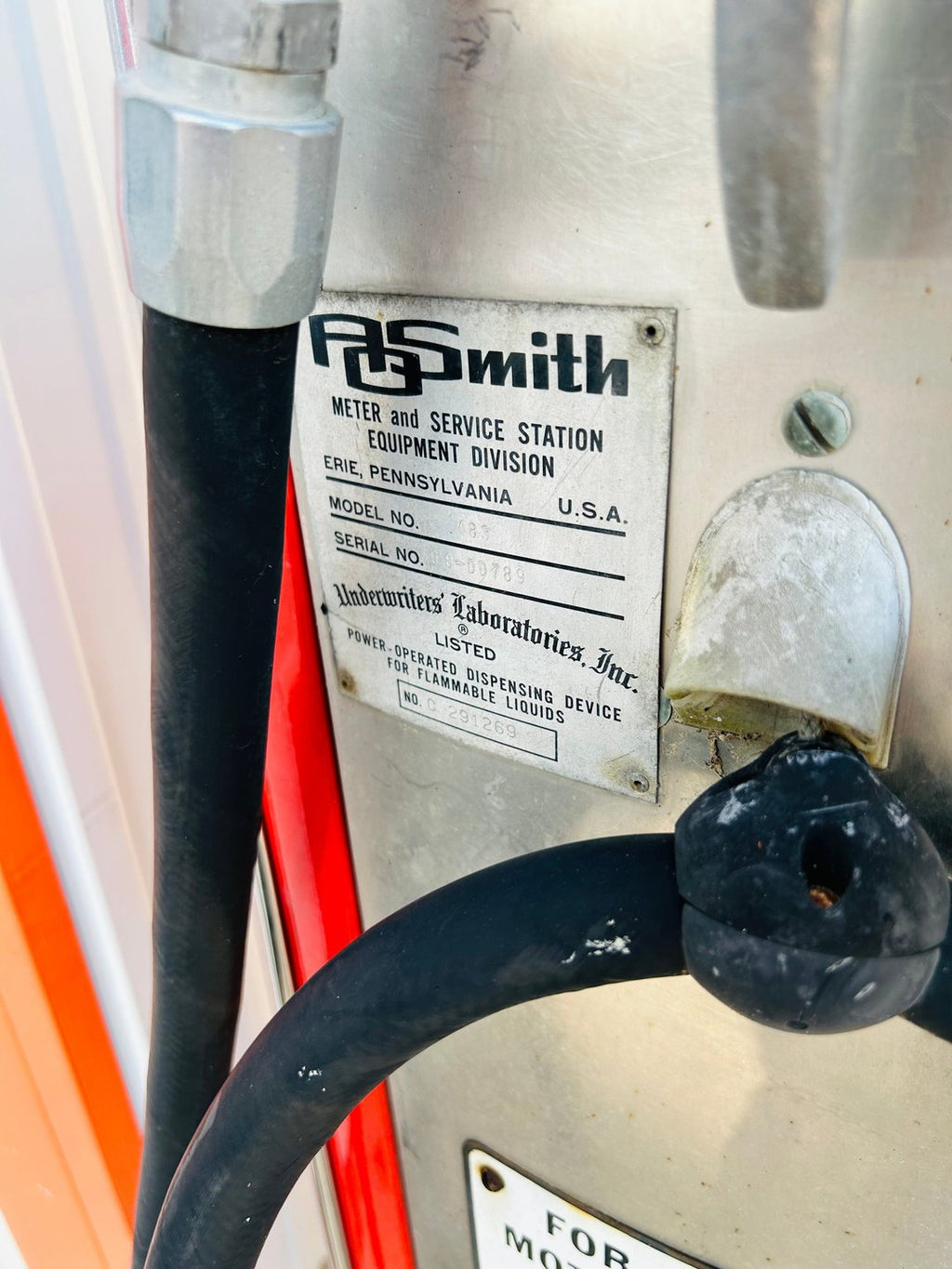 A.O. Smith Model 480 Texaco Fire Chief Gas Pump — Circa 1959