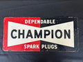 Champion Spark Plug Metal Sign