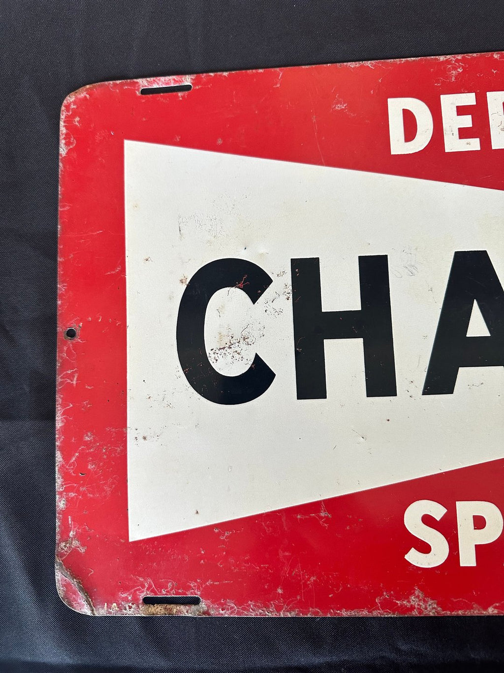 Champion Spark Plug Metal Sign