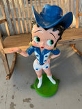 Dallas Cowboys Betty Boop Cast Aluminum Statue – 36" Tall