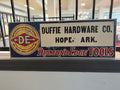 Vintage Diamond Edge Tools Duffie Hardware Sign