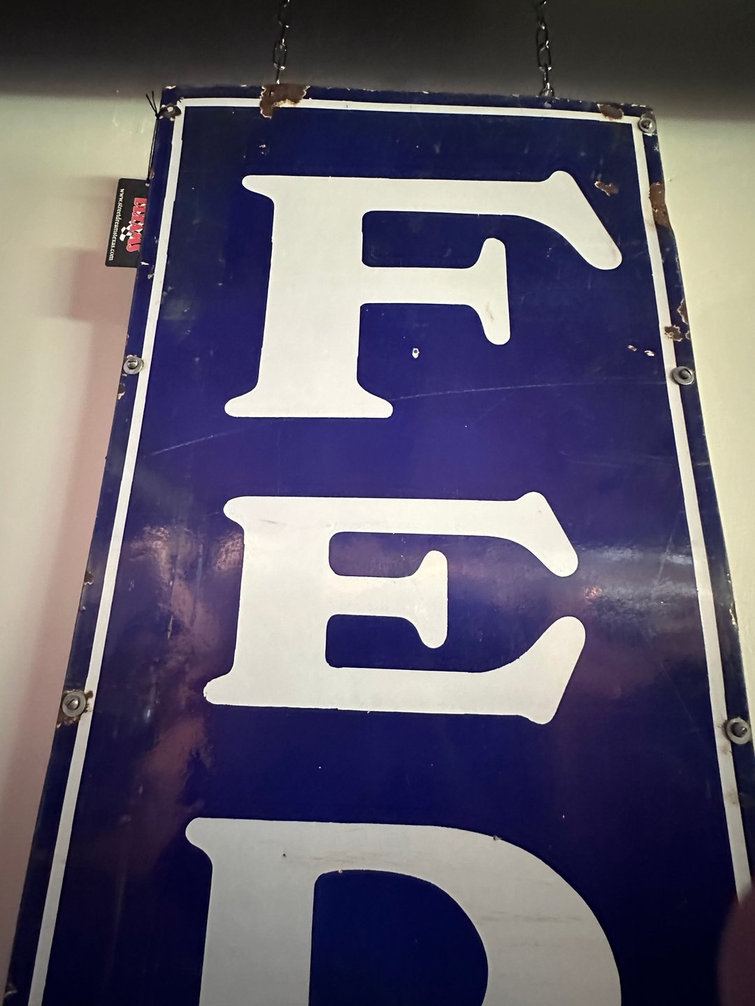 Federal Tires Porcelain Sign