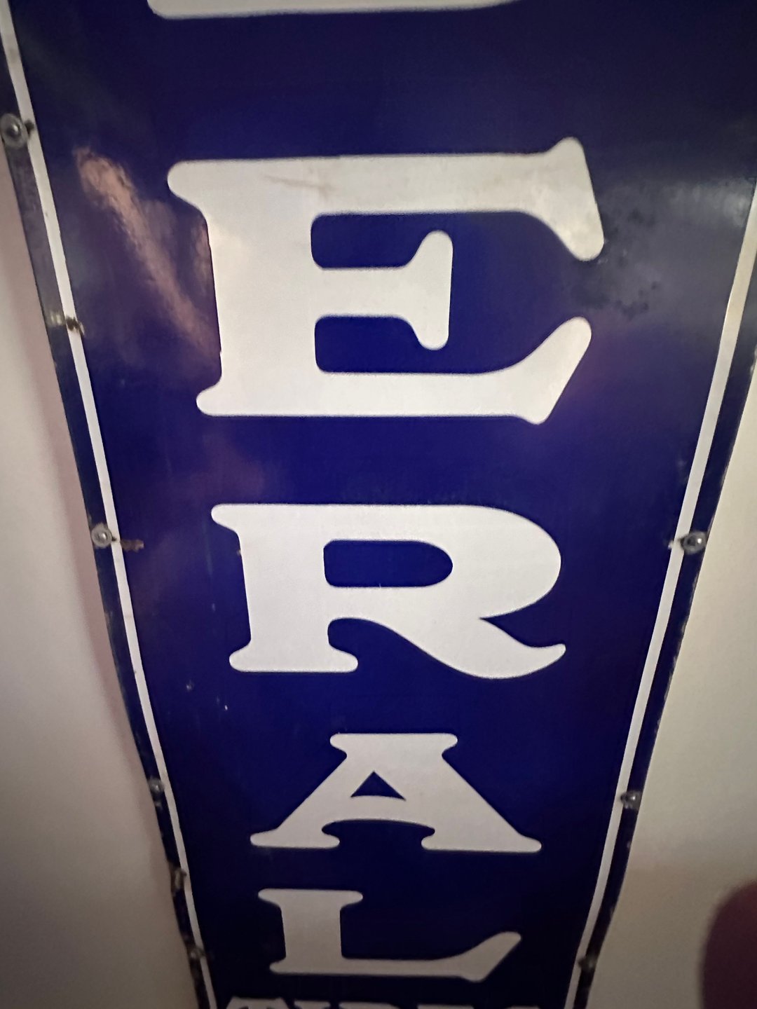 Federal Tires Porcelain Sign
