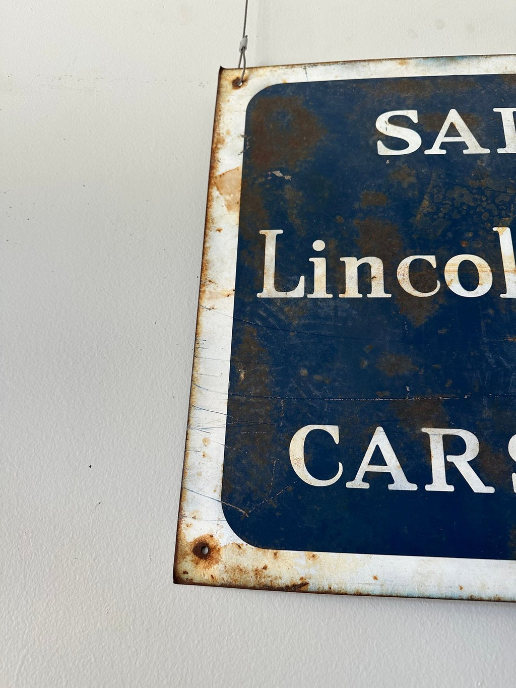 Ford Car Truck and Tractor Metal Sign