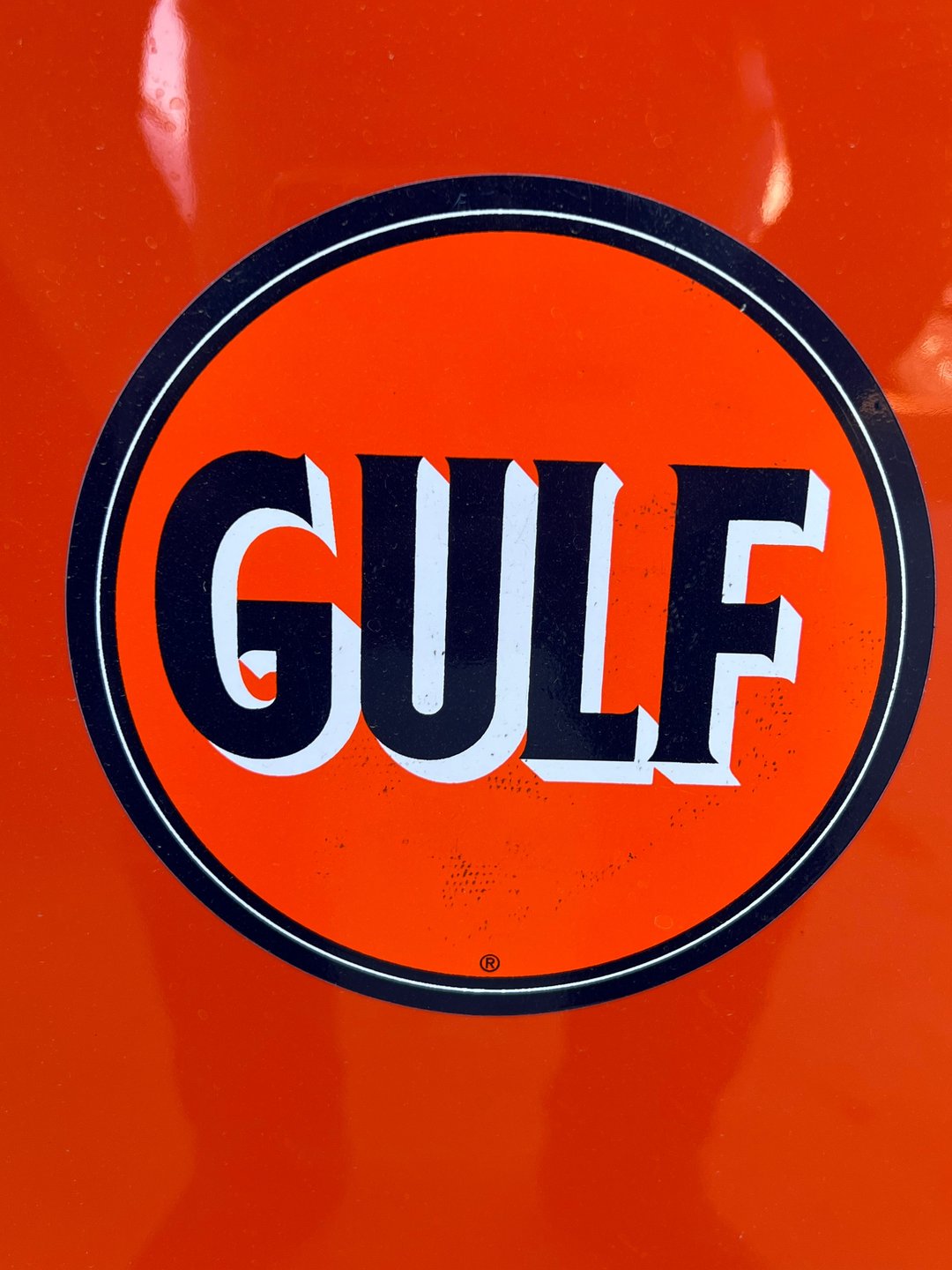 Restored Martin Schwartz Model 80 Gulf Gasoline Pump