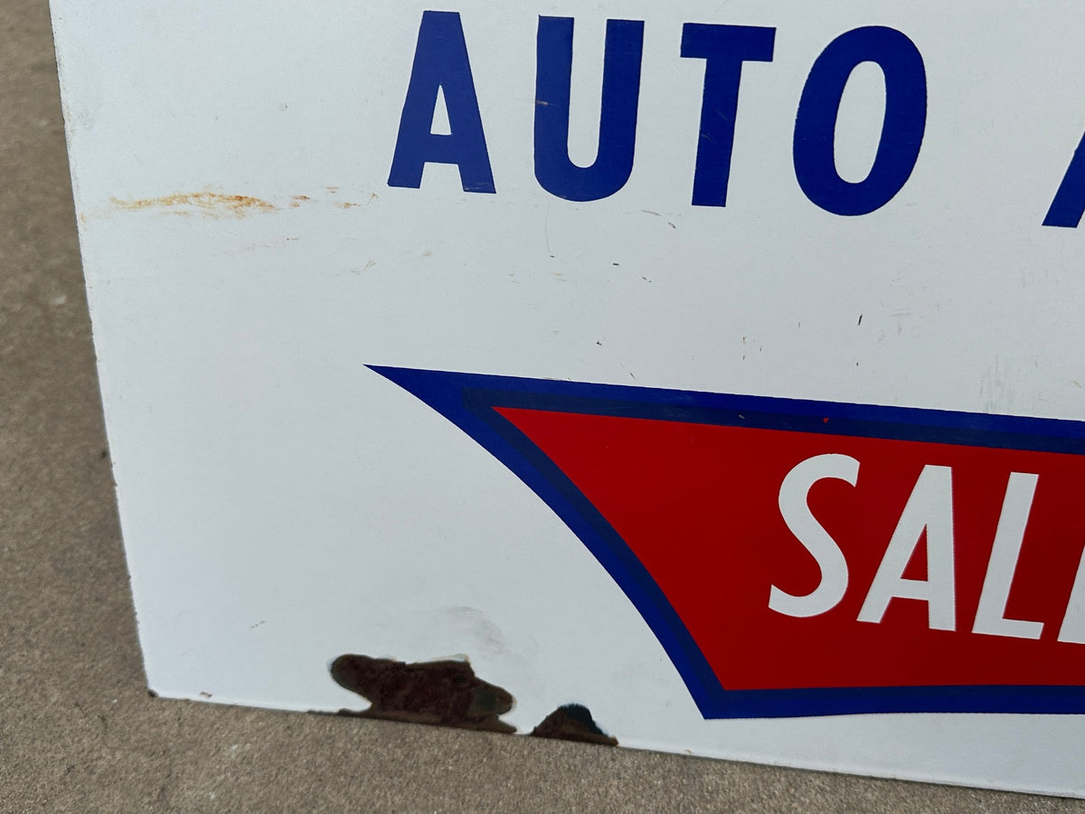 Original FrigiKing Auto Air Conditioner Porcelain Sign